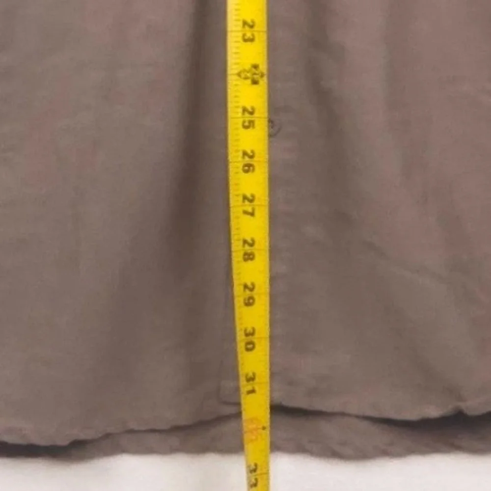 The North Face Tekware Shirt Men's XXL‎ Taupe Modal Blend Button Up Hike Outdoor